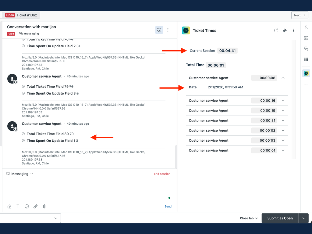 Ticket Times Advanced screenshot 1